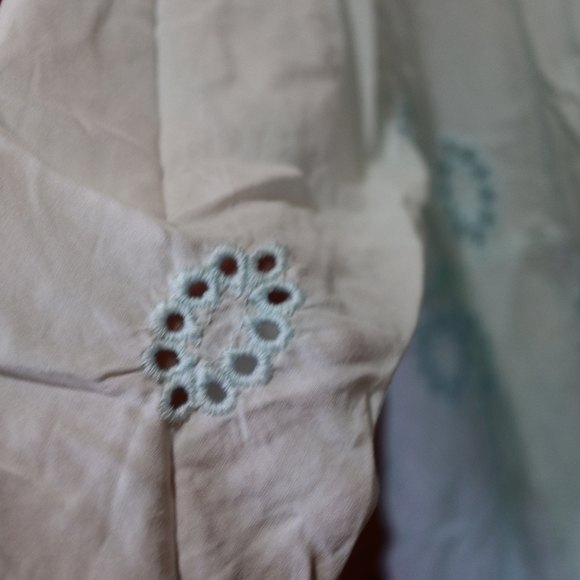 Ombre Eyelet Cover Up Mermaid Fairy Cottagecore L XL - Picture 3 of 13